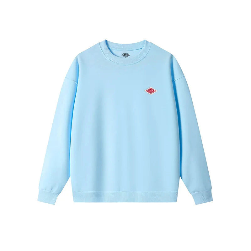 Exported to Japan Winter Fashion Sweatshirt Men/Women Same Embroidery Cotton O-Neck Long Sleeve Tracksuit Top Loose Comfortable