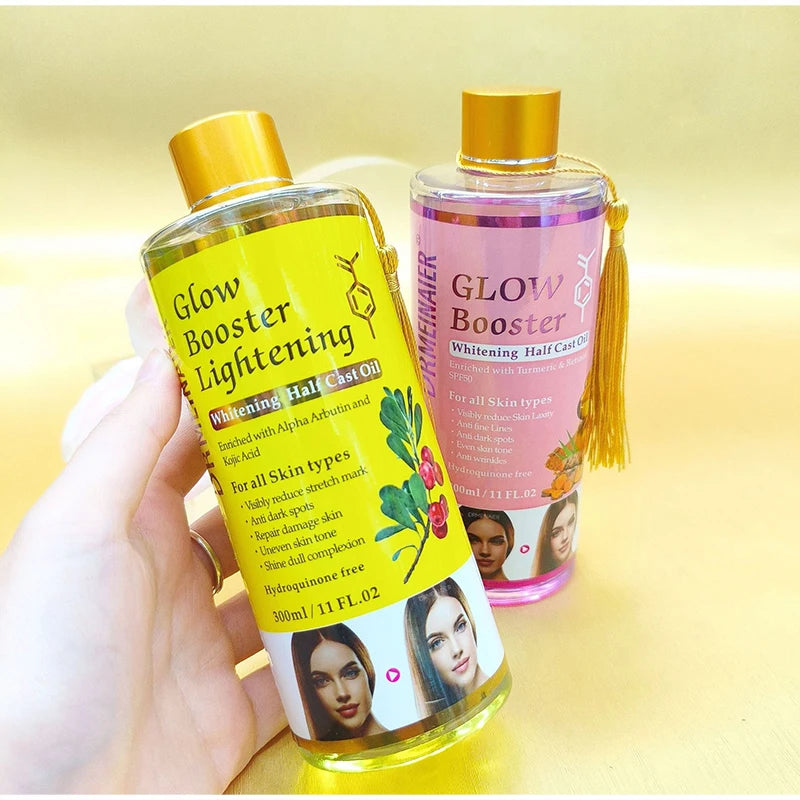 300ml Alpha Arbutin And Kojic Acid Brighten Serum Face & Body Moisturizer Nourishing Brighten Body Oil Body Face Skin Care