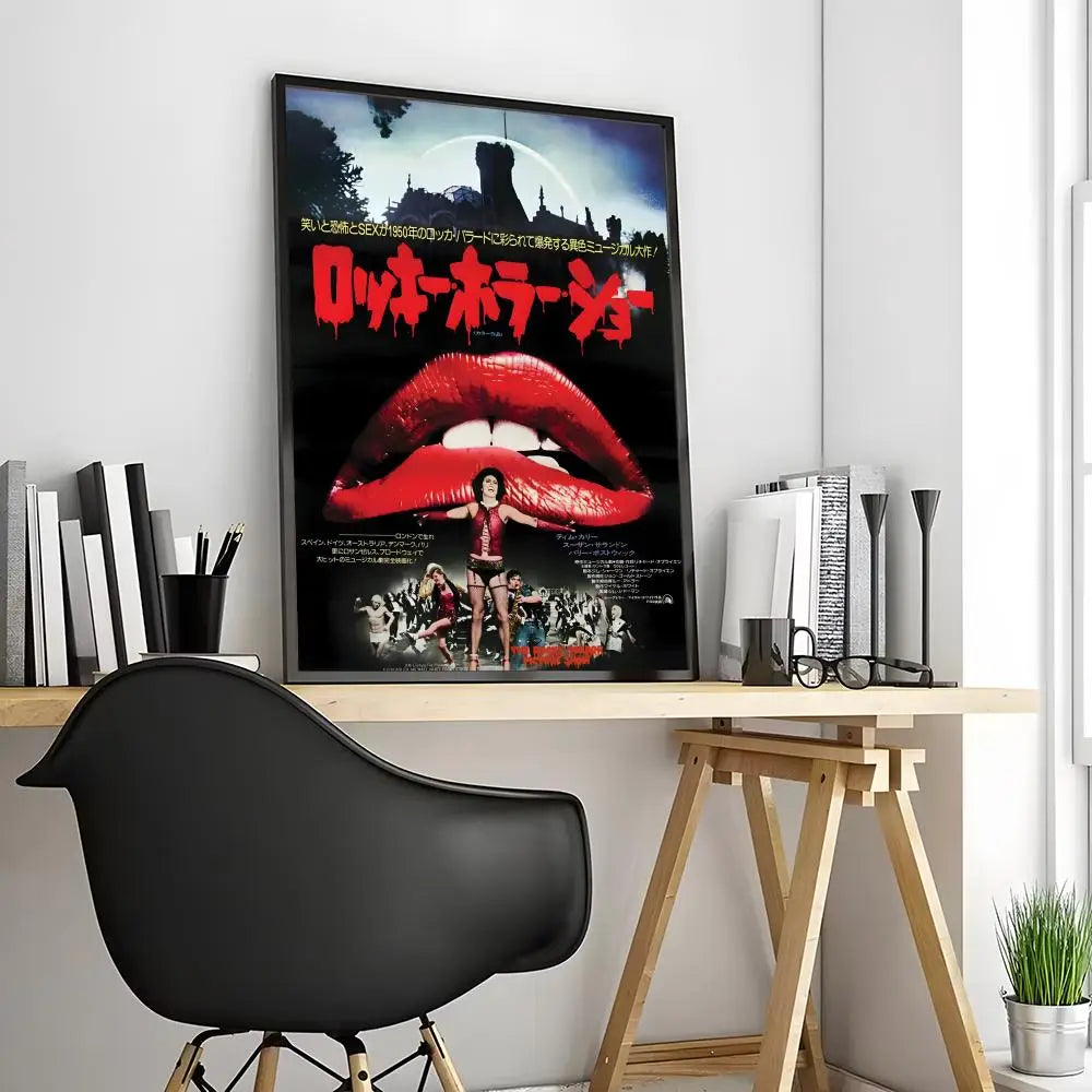 The Rocky Horror Picture Show Movie Painting Calligraphy Canvas Poster: Crease Free Waterproof Durable All Space Wall Decor