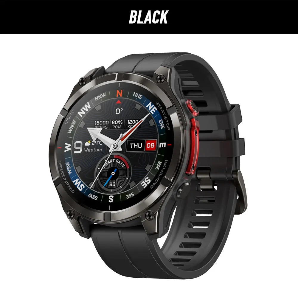 Flagship Zeblaze Stratos 4 PRO Rugged GPS Smartwatch Amoled