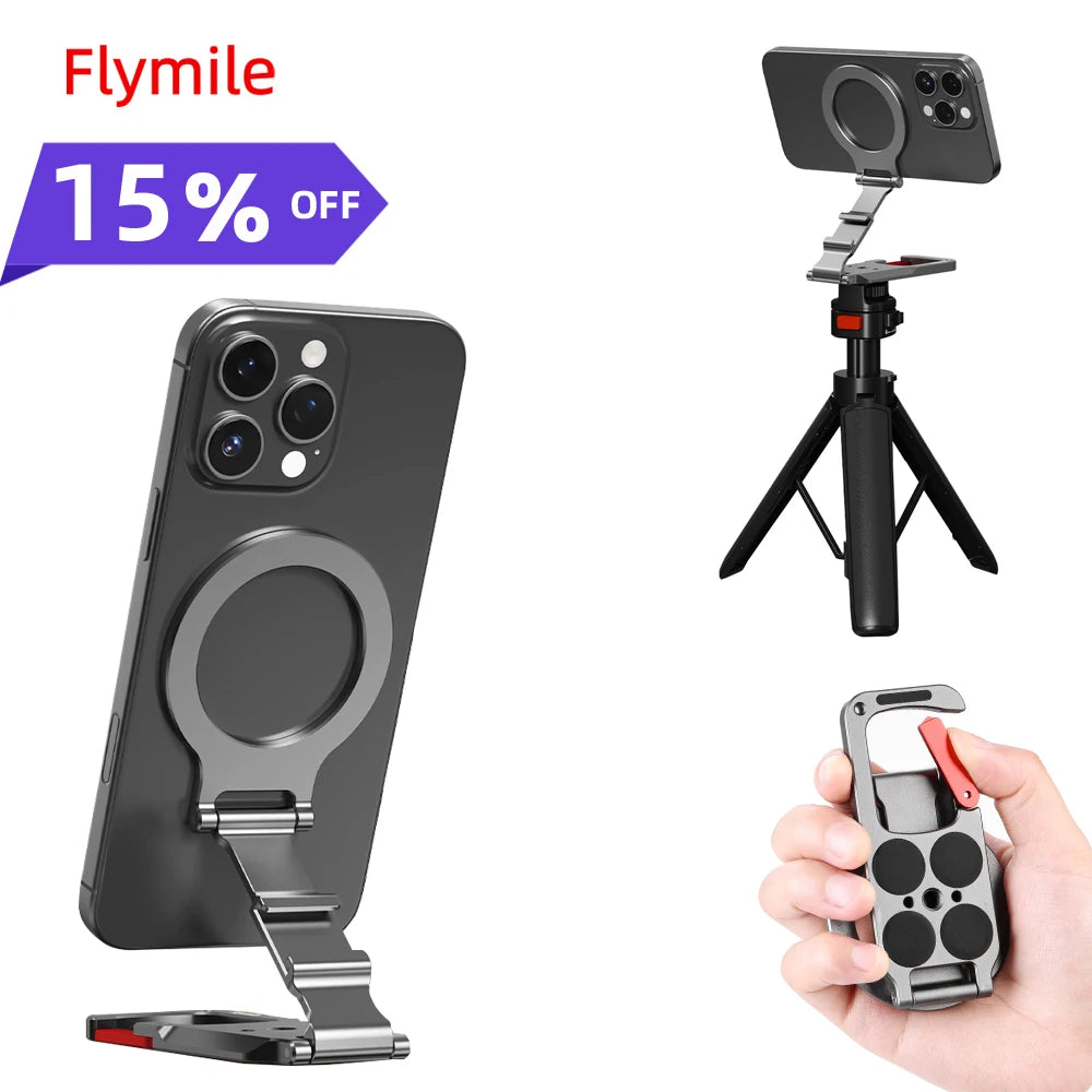 Flymile Magnetic Phone Holder Carabiner Mount for Iphone 18