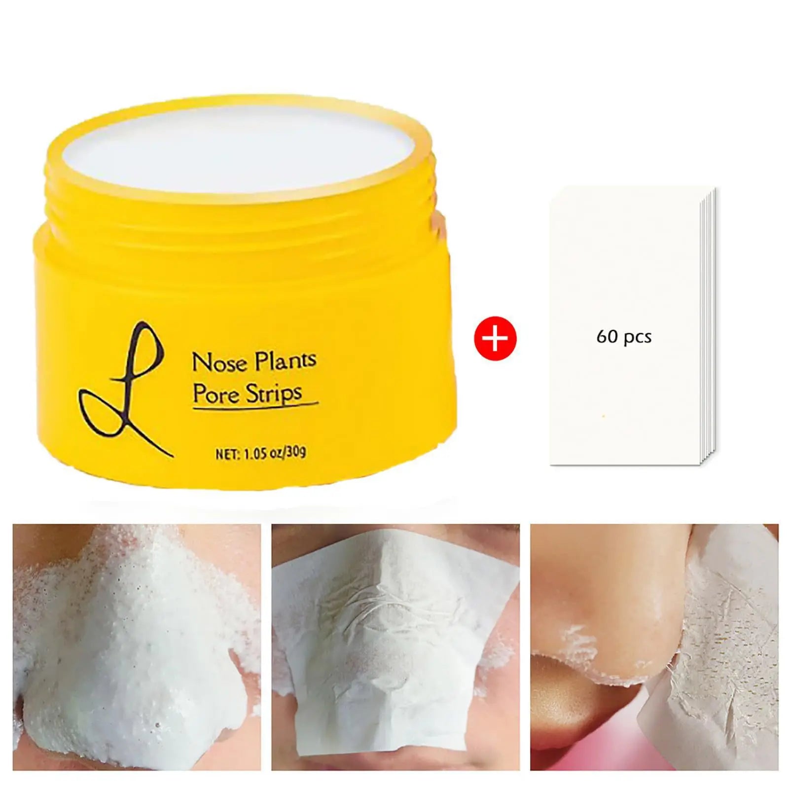 Deep Cleansing Nose Pore Strips Skin Care Firming Skin Blackhead Pimples Remover Purifying Peel Type for All Skin Types Skincare