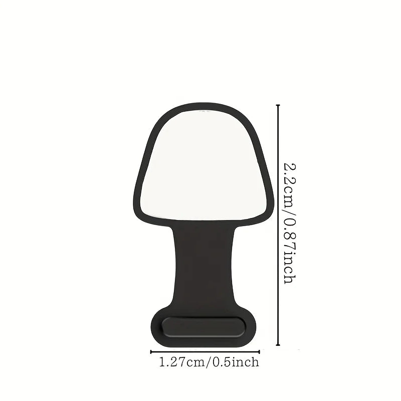 2/4PCS Silicone Dust-Proof Plug Tablet Black/Transparent Universal Charger Port Protector for iPhone & Type C Android Phones