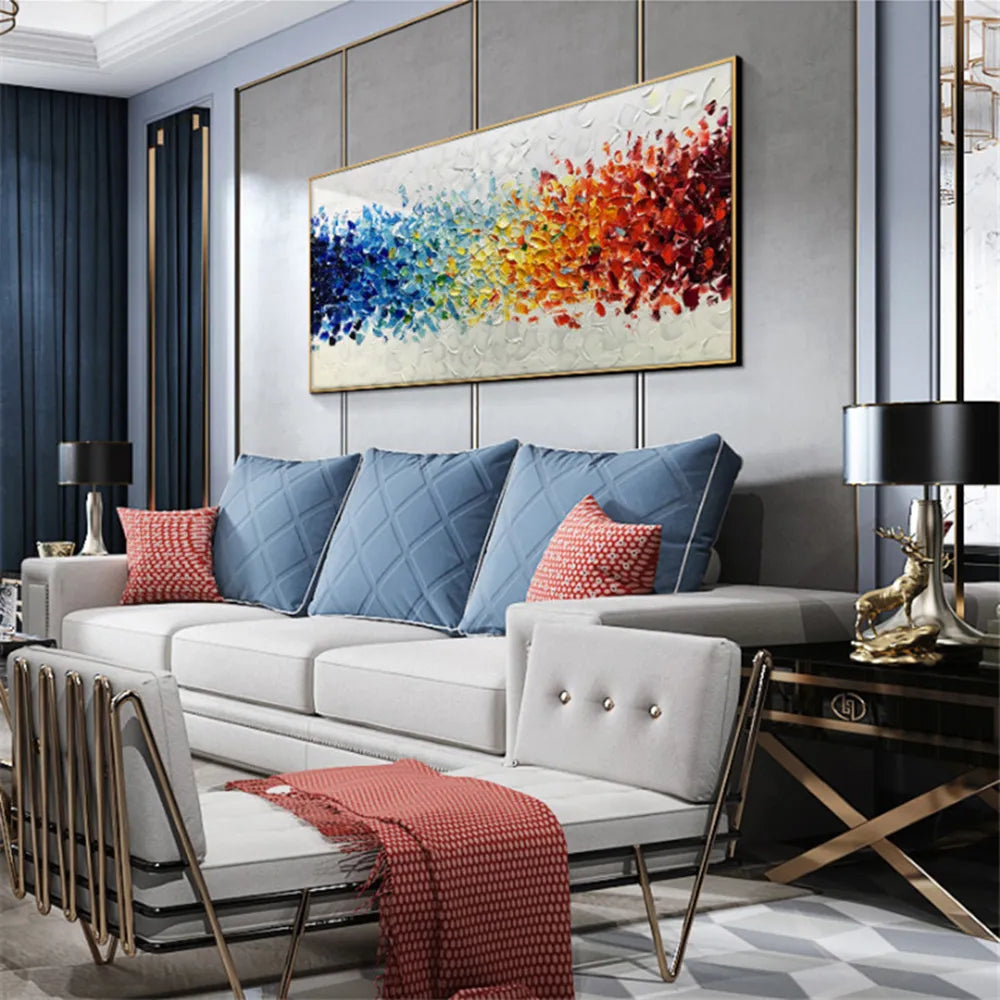 Classic Abstract Aesthetics Wall Art Block Texture HD Oil On Canvas Posters And Prints Home Bedroom Living Room Decoration Gifts