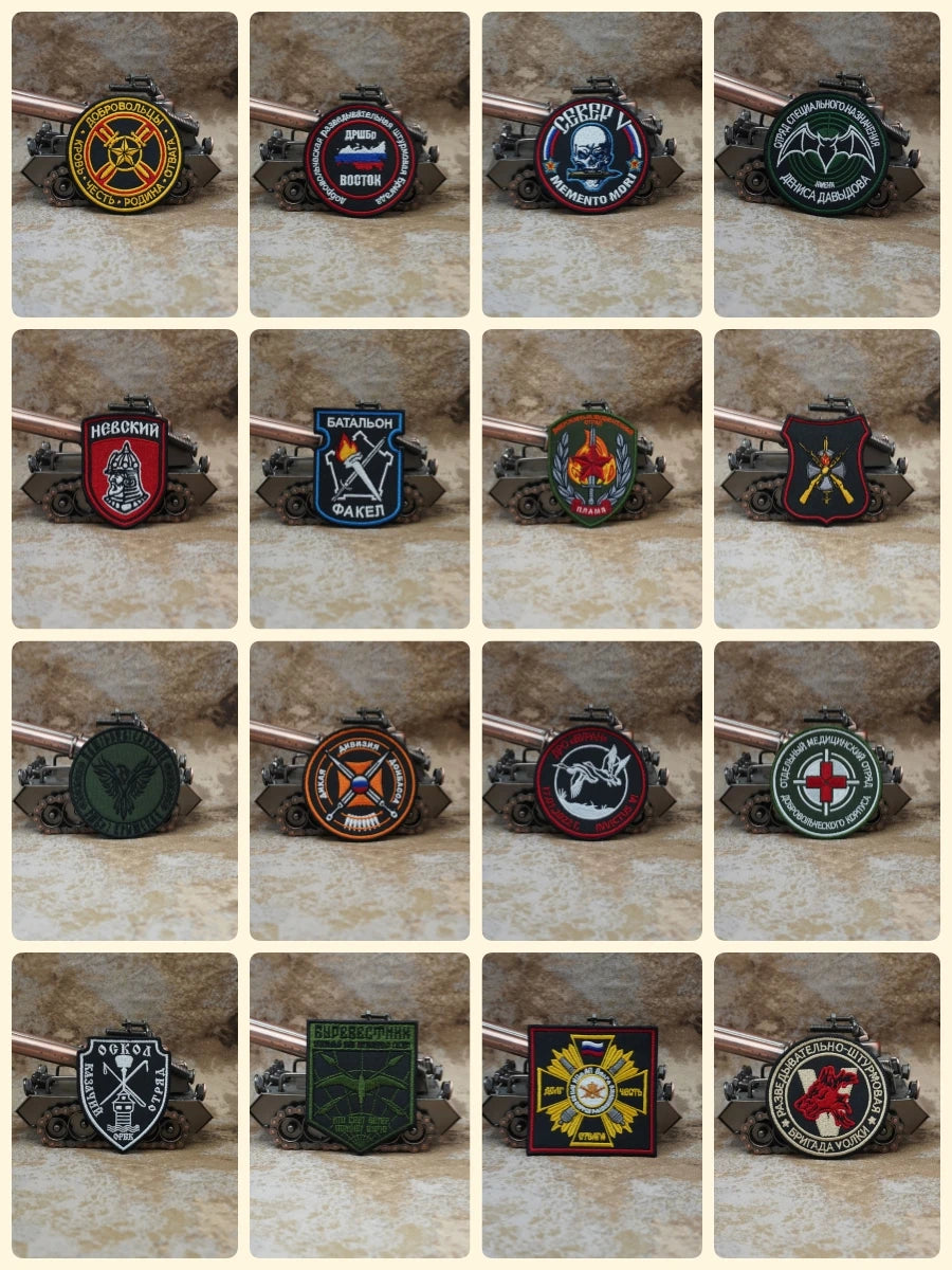 Добровольческий корпус,tactical embroidery patches,exquisite and high-quality,used for cloth,back with hook
