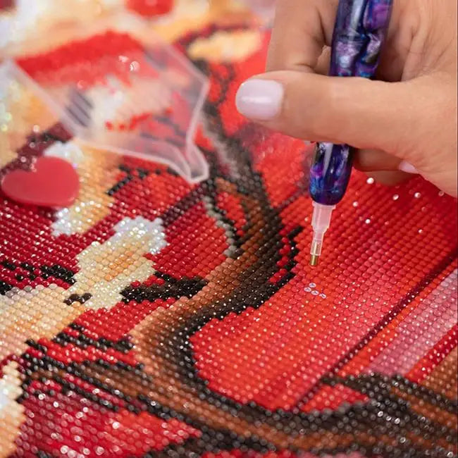 Fairy Dust AB Diy 5D Diamond Painting New Arrival 2024 Gold color Roses Full Mosaic Cross stitch Embroidery Flowers Home Decor