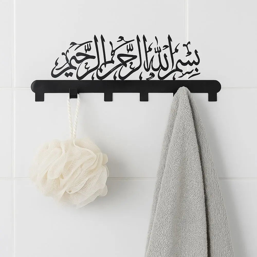 Practical Rust-Resistant Wall-Mounted Keys Holder Durable Stylish Towel Coat Rack Decorative Towel Holder For Entryway