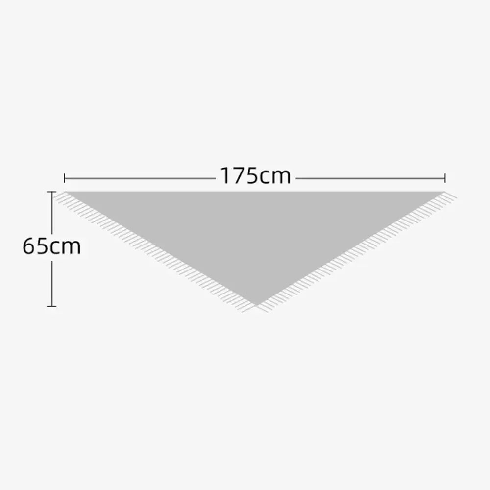 High Quality Winter Triangle Shawl Versatile Tassel Knitted Shawl Wraps Thickned Cold Proof Blanket Scarf for Women