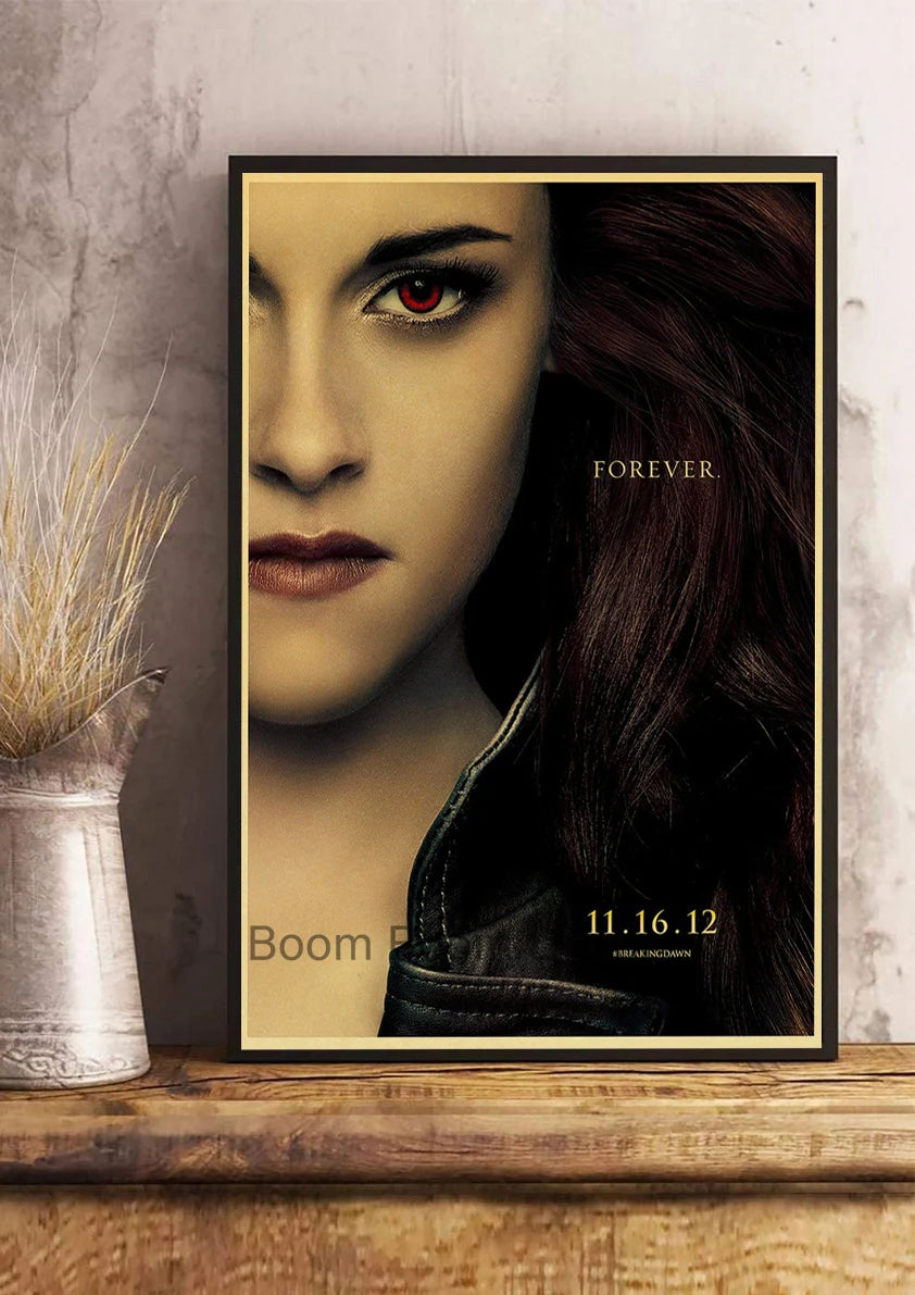 Film TV Movie Twilight Vintage Posters Wall Bedroom Painting Nostalgia Decor Aesthetic Cartoon Art Gift Print Art Wall Paintings