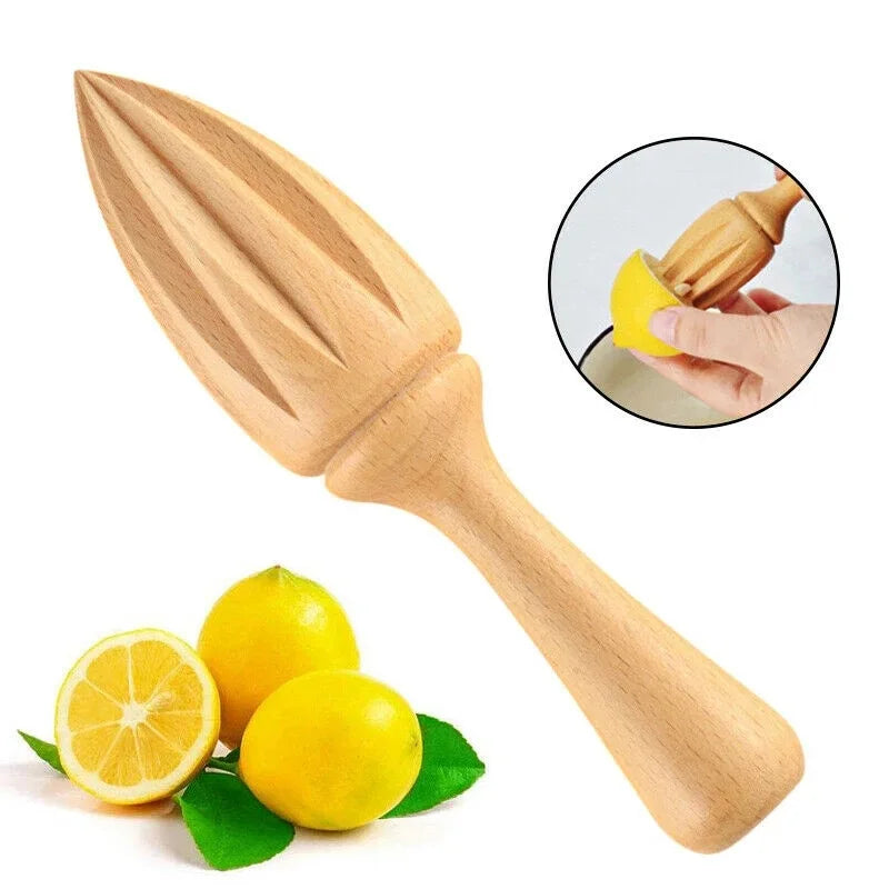 Creative Wooden Fruit Juicer Orange Lemon Squeezer Mini Hand Press Manual Squeezer Extractor Exprimidor Ten-corner Design Juicer