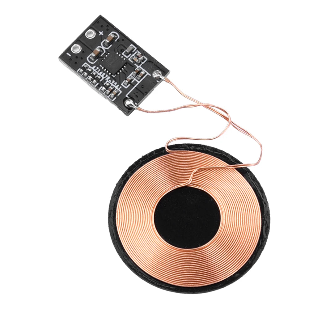 3W 600mA/5W 1A Wireless Charging Receiver Module Small Coil Built-in 5V Charging Wireless Charger PCBA Board