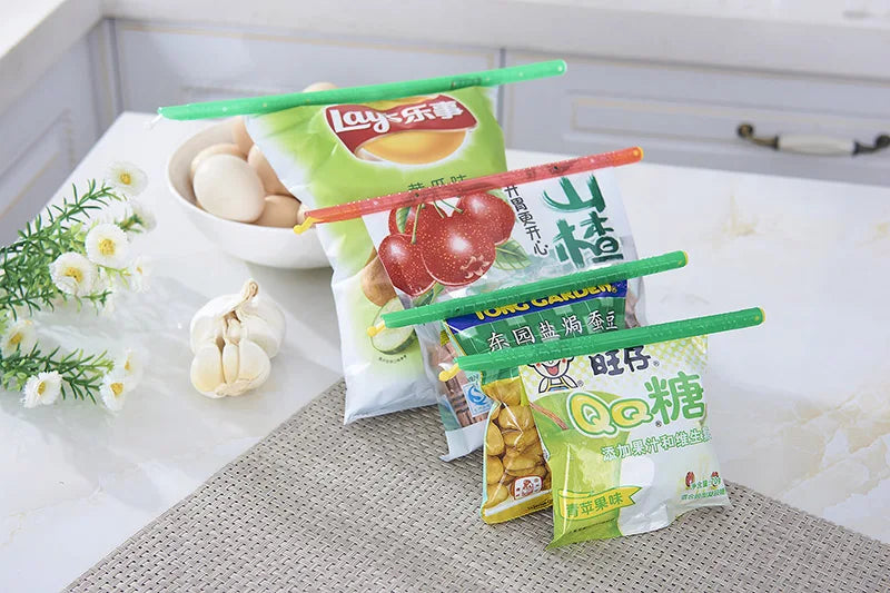30Pcs/15Pcs Set Bag Clips Food Snack Bags Sealing Clips Seal Stick Food Preservation Sealer Reusable Kitchen Storege Organizer