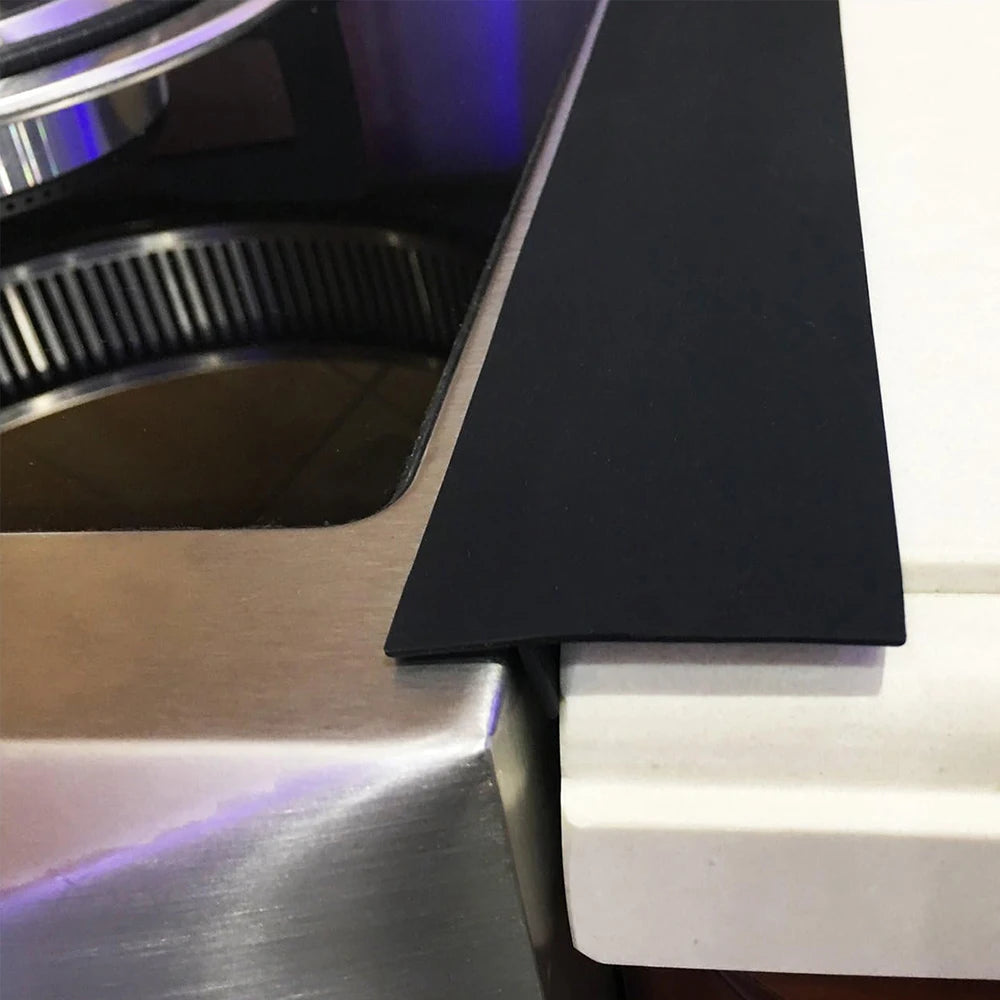 Silicone Stove Counter Gap Cover T-shape Kitchen Oilgas Slit Filler Heat Resistant Mat Cook Oil Dust Water Seal