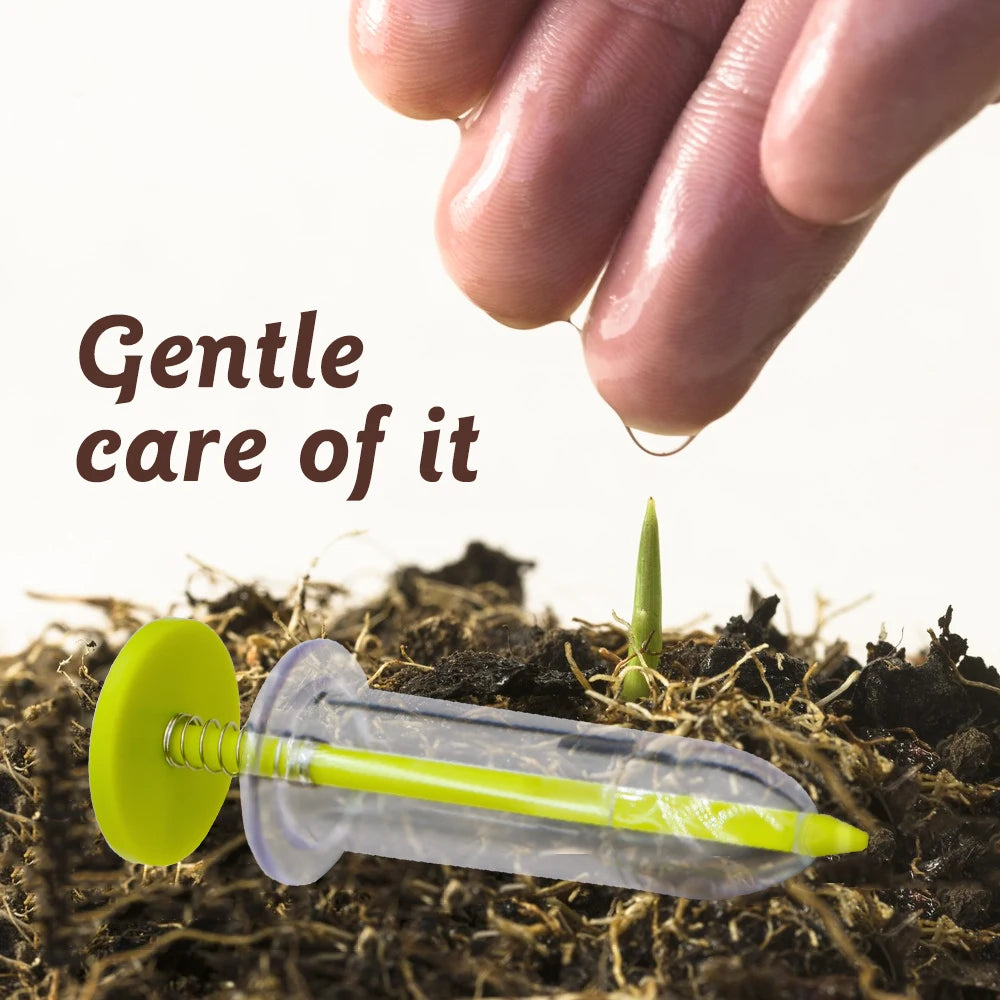 Mini Sower Hand-held Garden Sowing Supplie Tool Spring Flower Gardening Vegetable Seeding Dispenser Syringe Seeder Light Compact