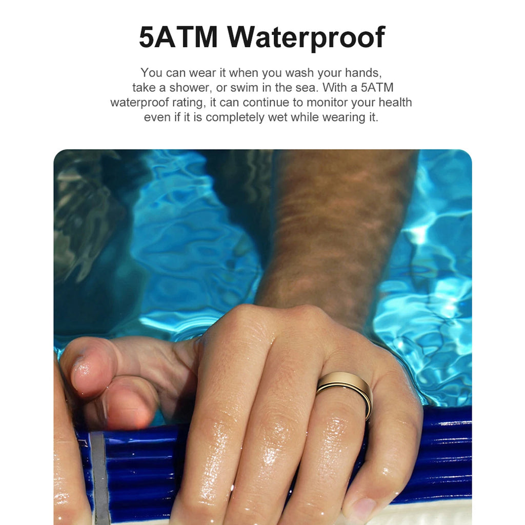 Uhoofit R10 Smart Ring with Charging Dock Men Women