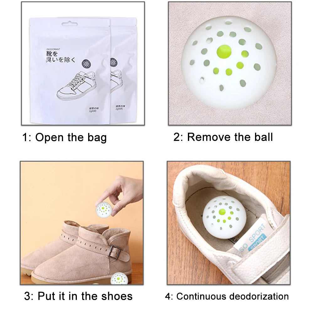 6-30PCS Deodorizer Freshener Balls Sneaker Deodorizer Ball Shoe Odor Eliminator Long-lasting Aromatic For Sneaker Gym Bag Locker