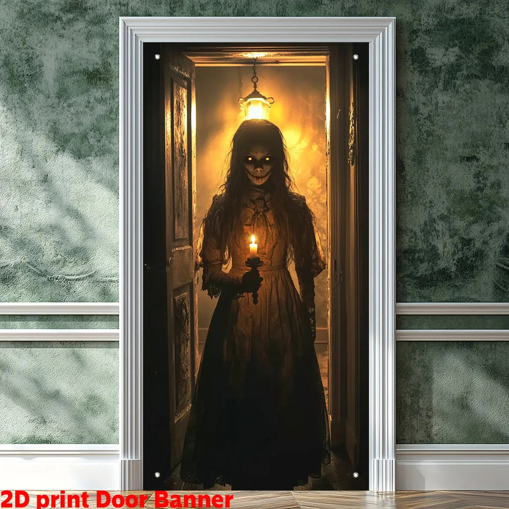 Halloween 2D Door Sign, Three Cats