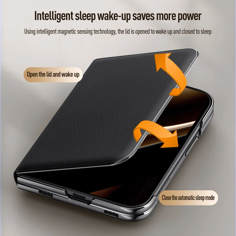 Cell Phone Accessories Business Leather Full Body Case for