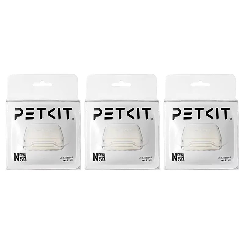 Pet Deodorant Cube N50 for PETKIT PURA MAX Cat Litter Box Automatic Shoveling Cat Supplies Persistent Use Fresh Clear Odor