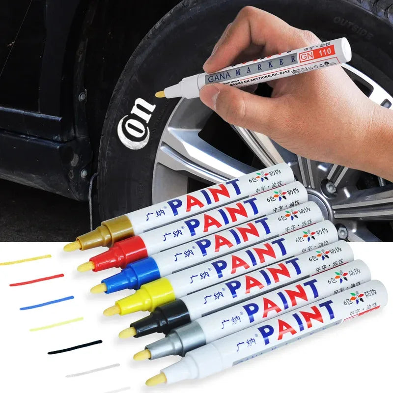 Oil-Based Waterproof Paint Marker Set