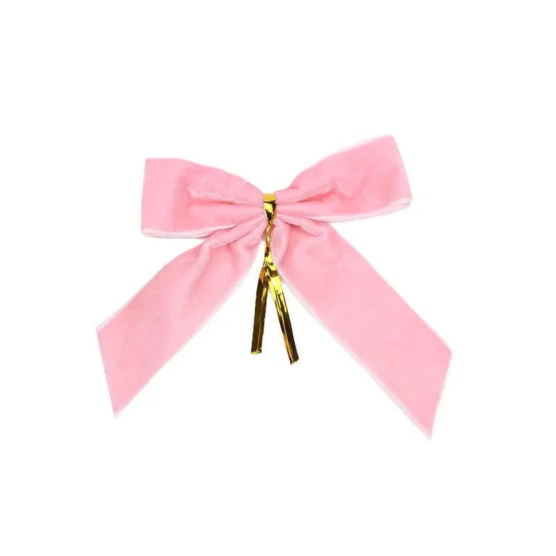 10/20Pcs Velvet Bows For Christmas Tree Decor Wreath Garland Velvet Bow With Twist Tie Christmas Velvet Bows Christmas Holiday