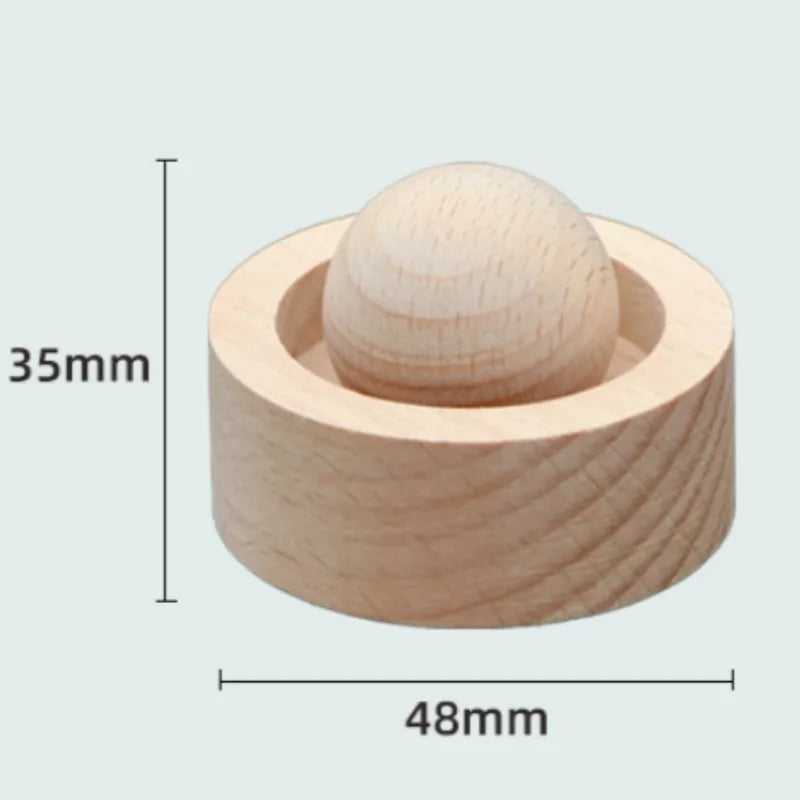 Spherical Wooden Essential Oil Diffuser, Natural Fragrance Dispersion for Bedroom, Room, Car and Home Decor