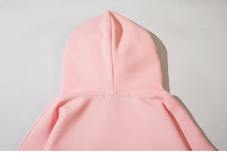 2025 Men Streetwear Pink Hoodie Sweatshirt Funny Cartoon Graphic Hoodie Autumn Harajuku Anime Hooded Pullover Hip Hop Hipster