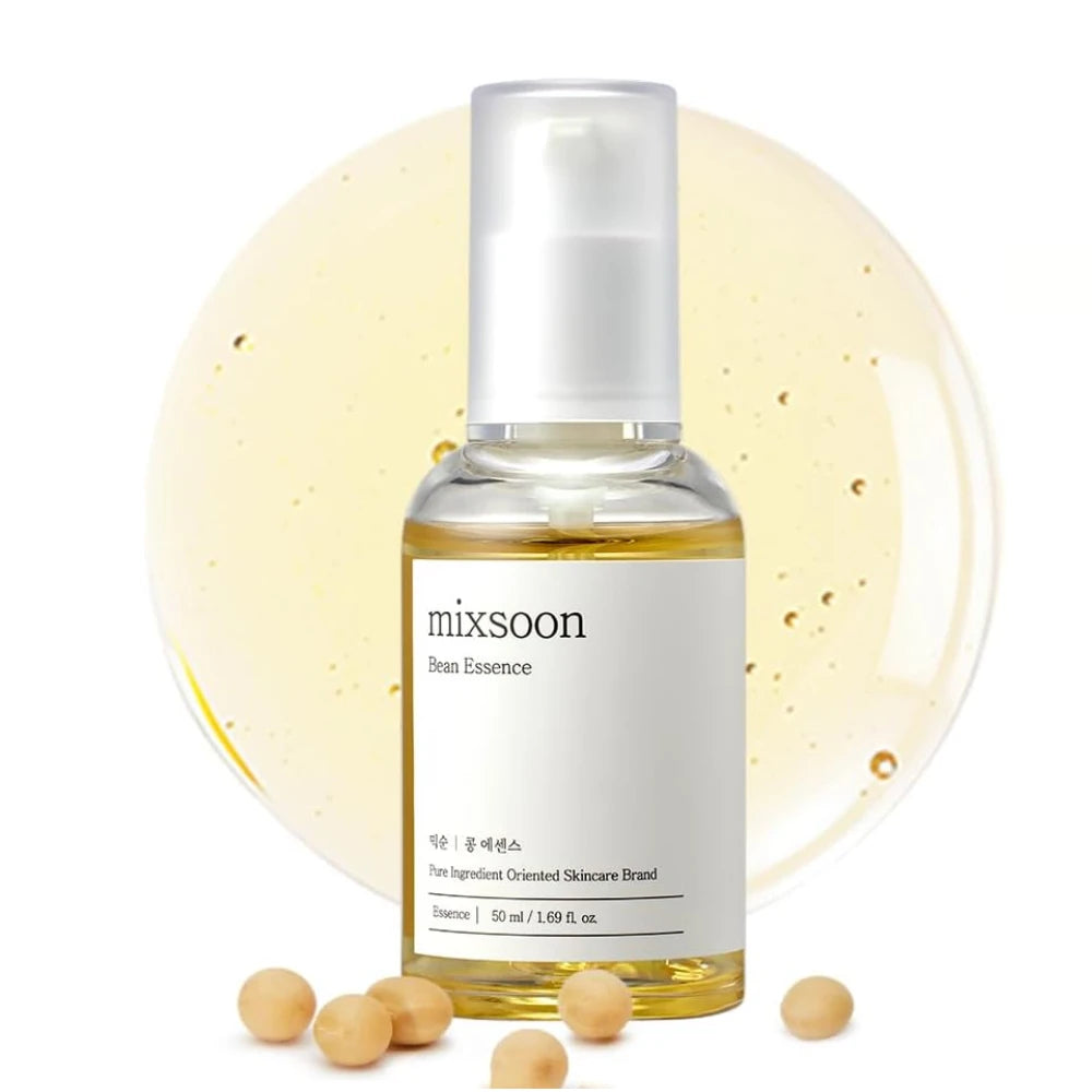 Mixsoon Bean Essence Exfoliating Facial Serum Hyaluronic Acid Hydrating, Moisturizing and Antioxidant Essence Korean Skin Care