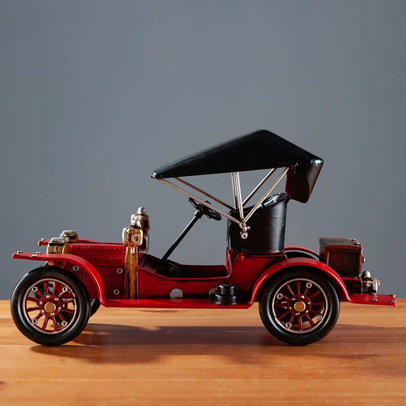 Vintage Nostalgic Vintage Car Models Office Accessories Creative Home Porch Living Room Wine Cabinet Decorations Room Decor