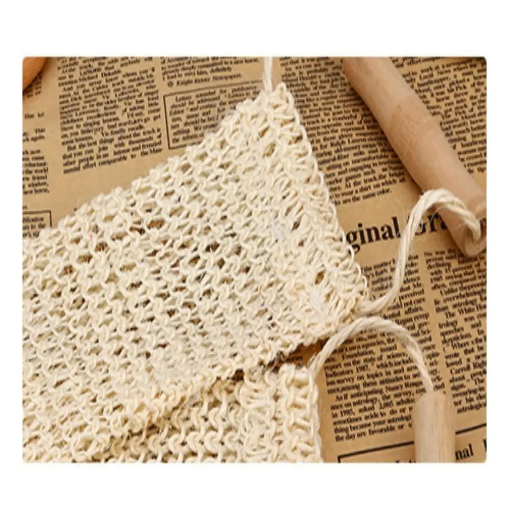 Handle Durable Bathroom Sisal Back Strap Skin Care Shower Scrubber Shower Towel