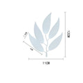 100pcs artificial willow twig leaves wicker  Willow leaf plants for home garden wreath garland wedding wall bouquet decoration