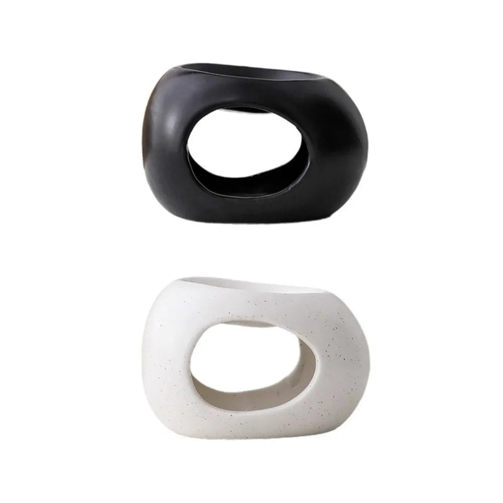 Ceramic Essential Oil Burner Minimalist Modern Aromatherapy Burner Decorative Candle Heating Holder Bedroom