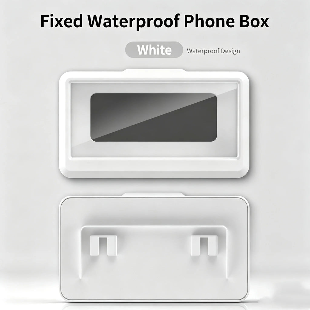Fixed Universal Waterproof and Anti-fog Mobile Phone Case for Bathroom Shower Phone Holder Waterproof Can Touched Shower Phone