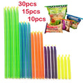 30Pcs/15Pcs Set Bag Clips Food Snack Bags Sealing Clips Seal Stick Food Preservation Sealer Reusable Kitchen Storege Organizer