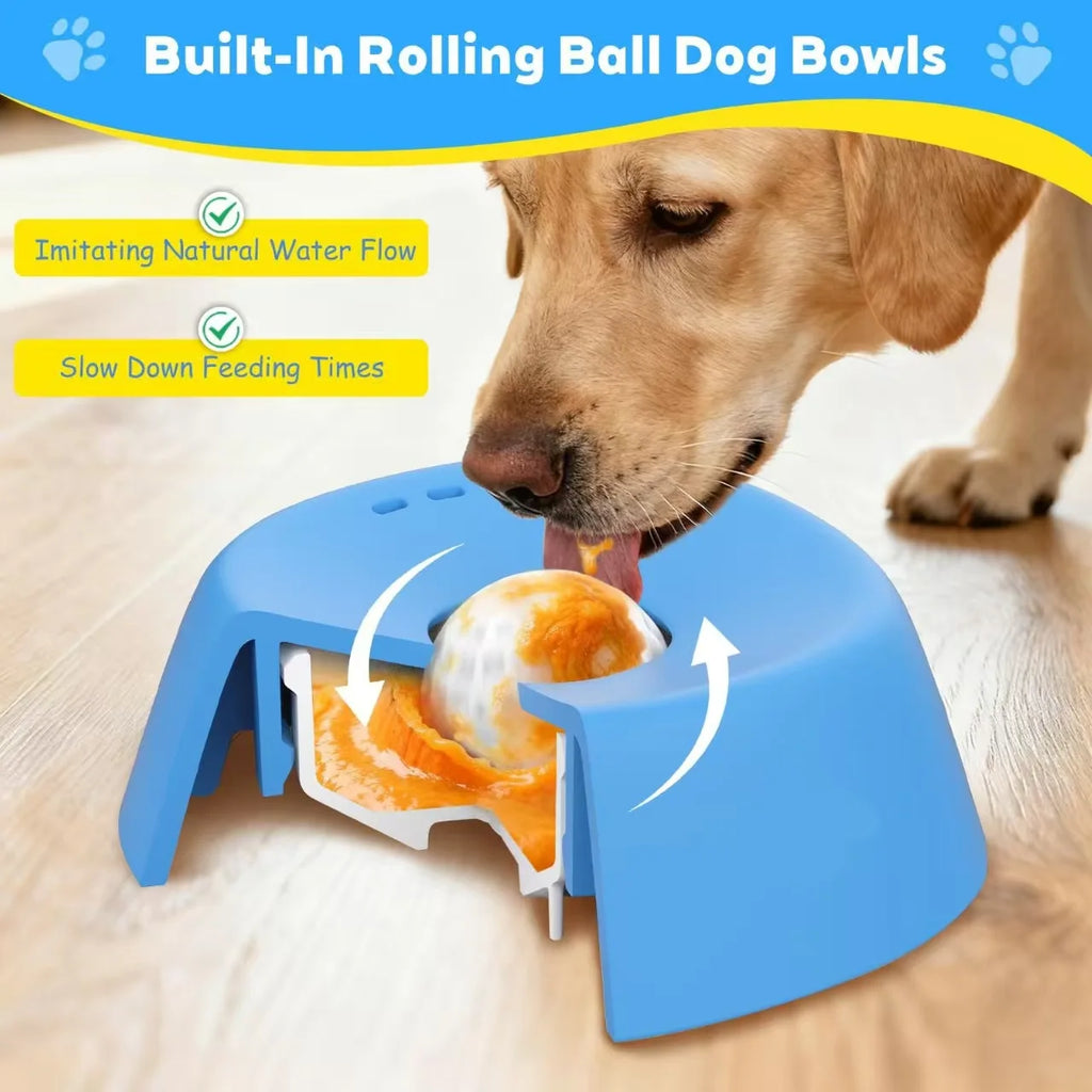Dog/cat licking bowl, pet licking toy slow food bowl, makes dogs/cats love licking.