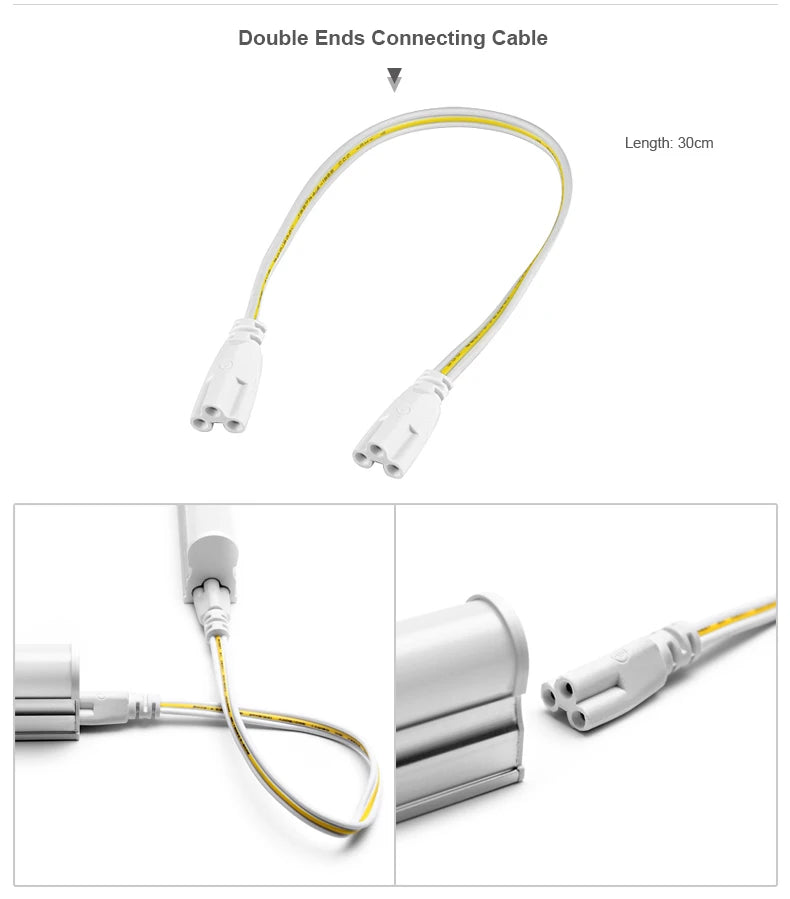 Aluminum LED Light Bar 220V 110V T5/T8 LED Tube 6W 8W LED Fluorescent Tube For Indoor Kitchen Lighting LED Lamp Bulb Wall Lamp