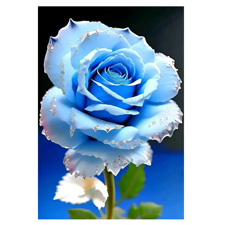 Fairy Dust AB Diy 5D Diamond Painting New Arrival 2024 Gold color Roses Full Mosaic Cross stitch Embroidery Flowers Home Decor