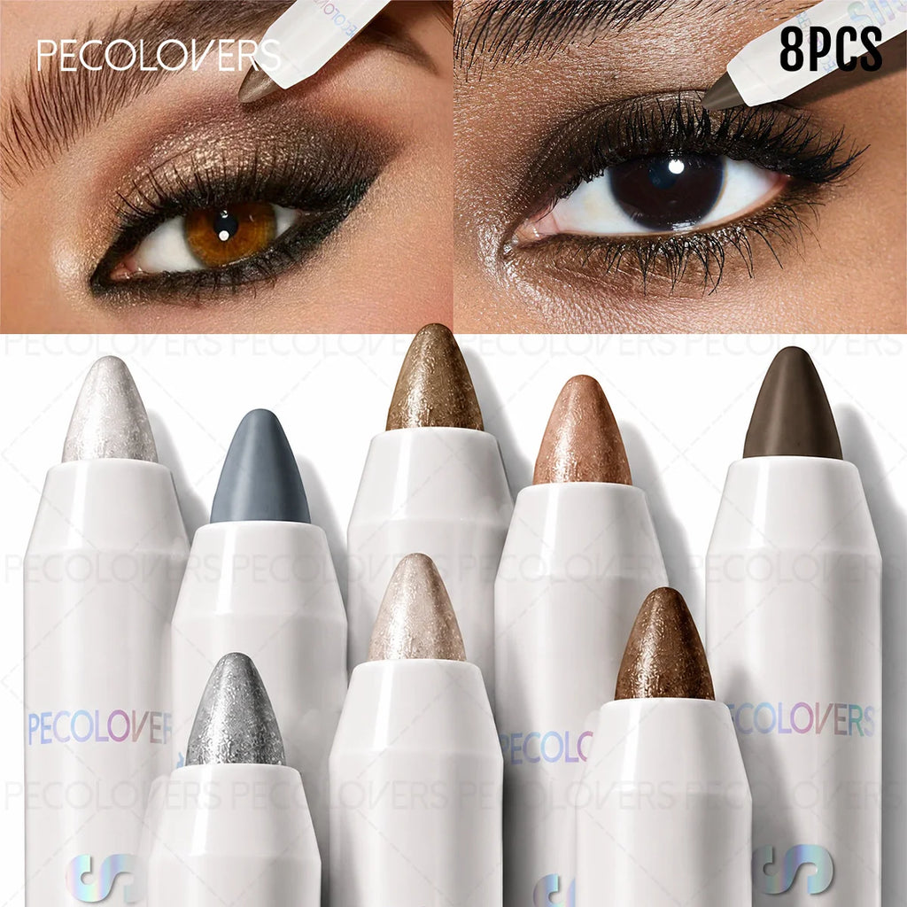 8-Piece Dual-Finish Eyeshadow Stick Set