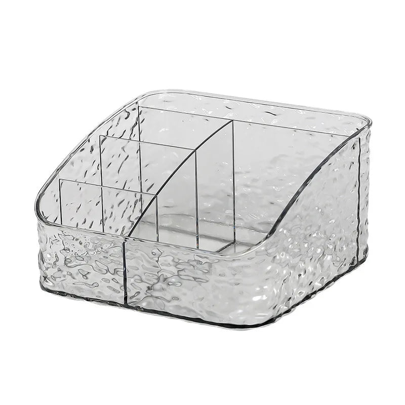 3/4/5 Grids Makeup Storage Box Bedroom Bathroom Lipstick Wash Cosmetic Dresser Organizer Multifunctional Skin Care Organizer