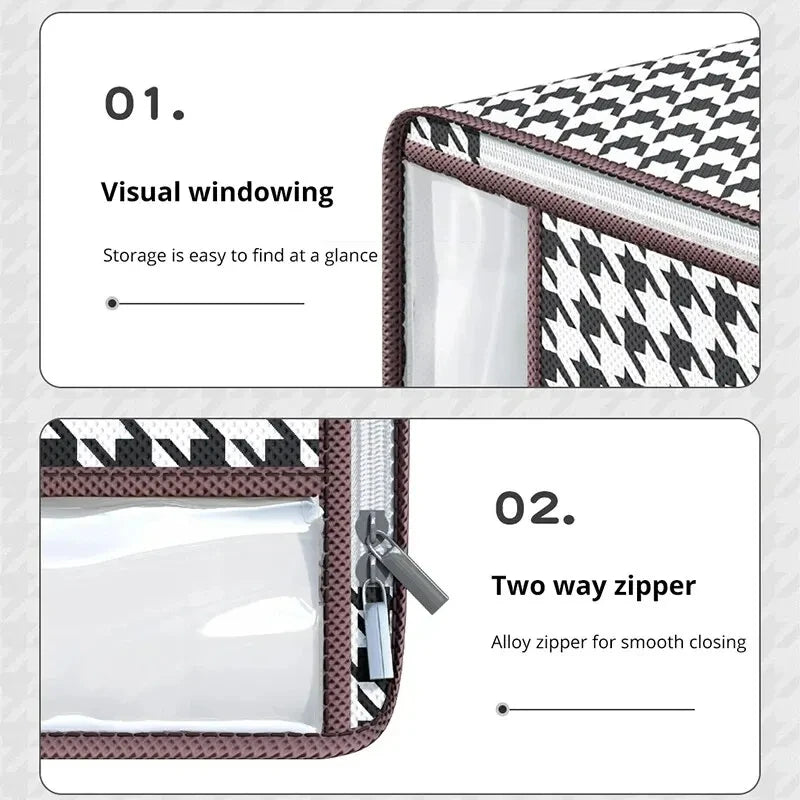 Thickened Non-woven Quilt Storage Bag For Household High-capacity Clothing Clothes Packaging Bag Organizing Luggage Bag