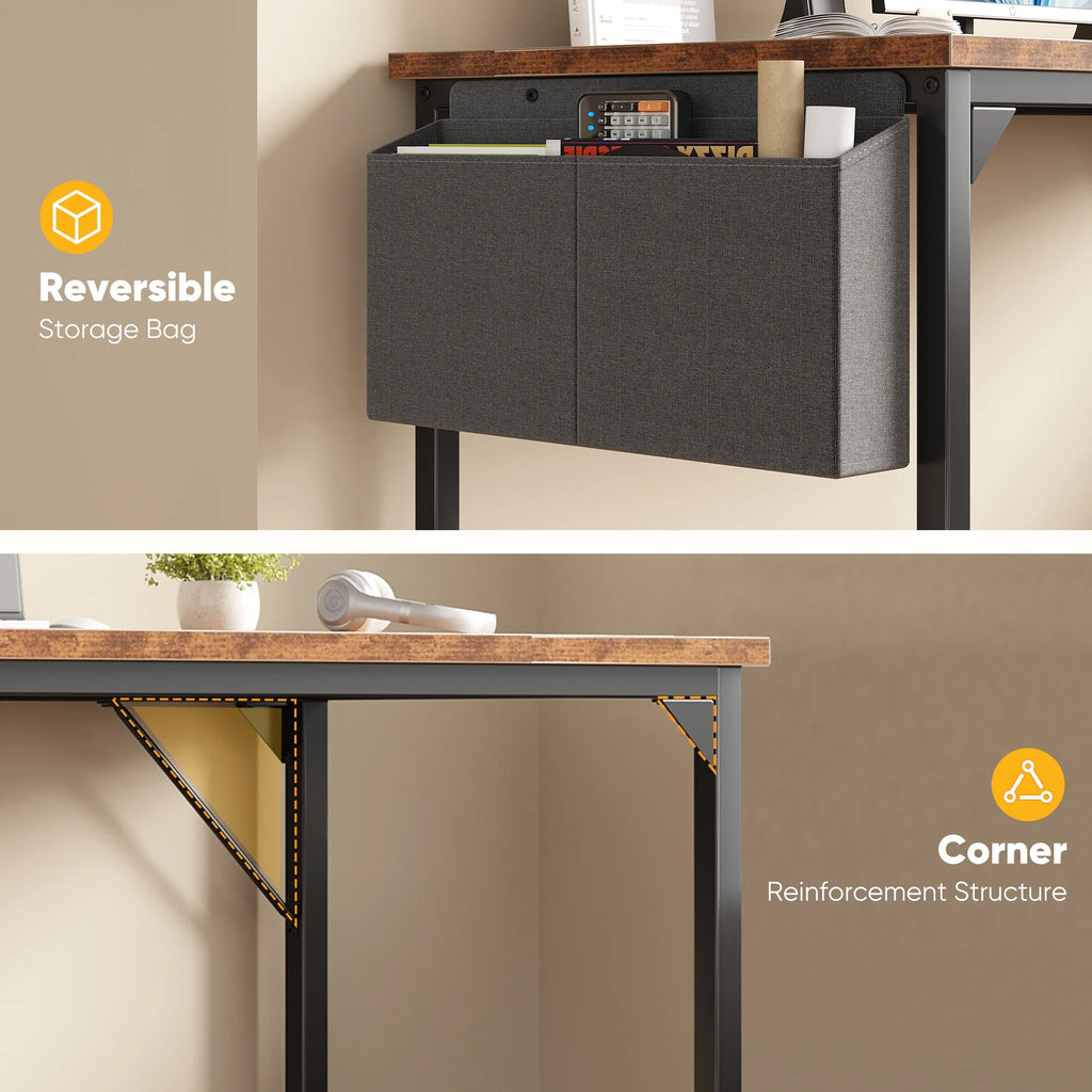 Adjustable Computer Desk With Storage Bag