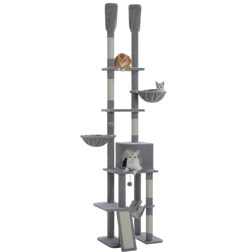 Cactus Cat Tree Floor to Ceiling Cat Tower 7