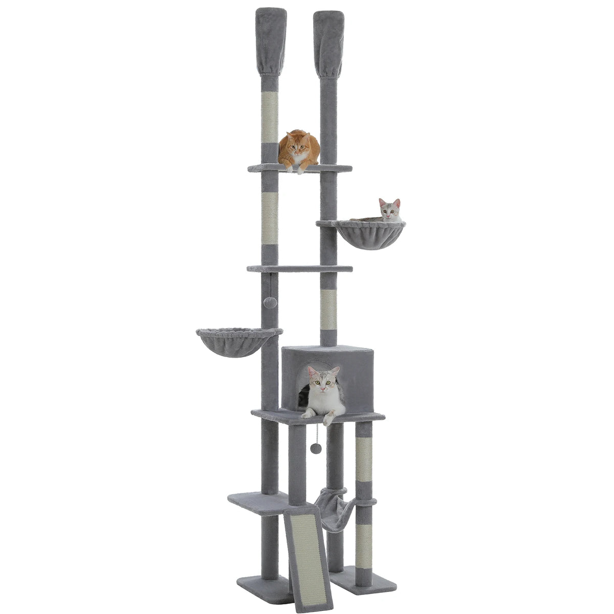 Cactus Cat Tree Floor to Ceiling Cat Tower 7