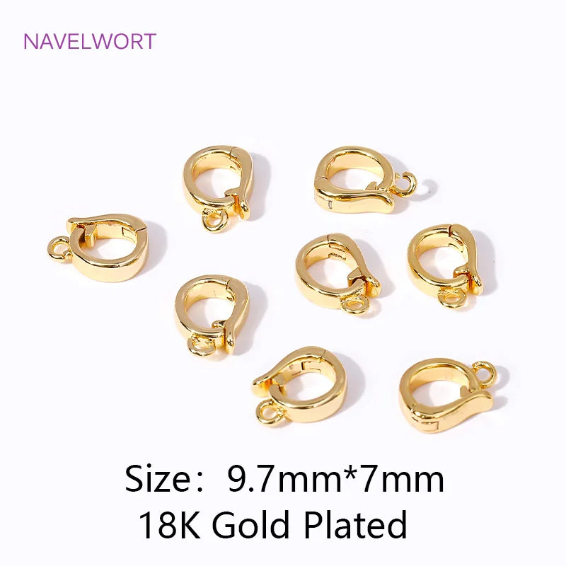 18K Gold Plated Hinged Necklace Enhancer