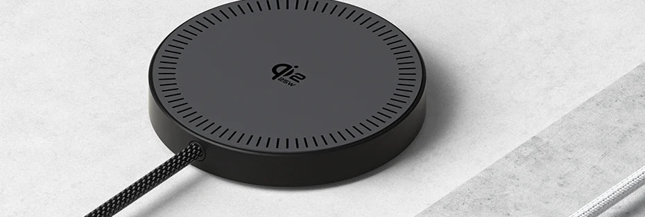 Hagibis Qi2.2 Magnetic Wireless Charger Dual-sided Magnetic 25W Fast Charging Pad for MagSafe iPhone 17/16/15/14 Pro Airpods Car