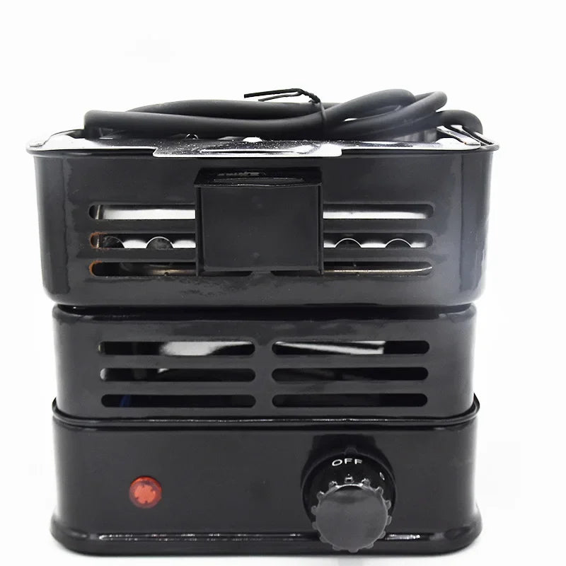 1000W Square Multipurpose Coal Burner Electric Charcoal Starter Shisha Hookah Stove with Detachable Handle Fast Burner