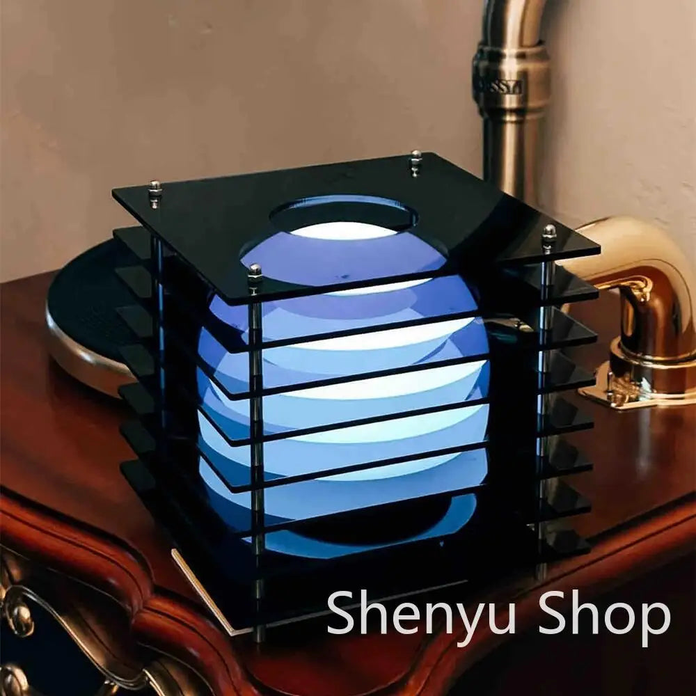 Creativity Desk Lamp Acrylic 16 colors Rechargeable Bedroom Ambient lighting Desktop Decorate Room Props Home Decor Night Light