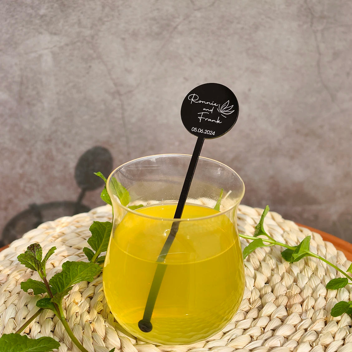 30/50/100pcs Custom Cocktail Stirrers Personalised Drink Stirrers
