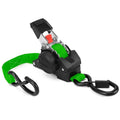 Heavy Duty Retractable Ratchet Strap 1800 LBS 10ft Auto
