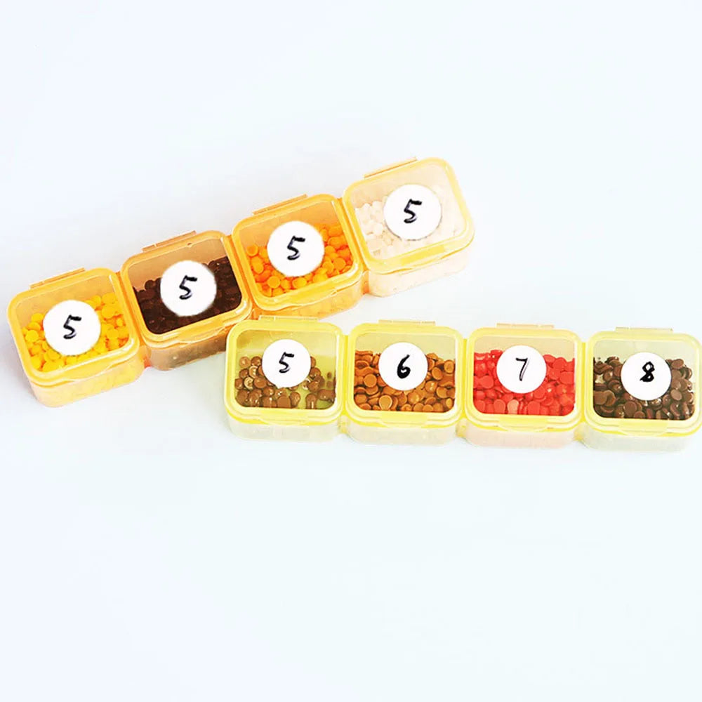 Diamond Painting Tools round label stickers for Diamond painting Storage Box Accessory Tools 15mm size